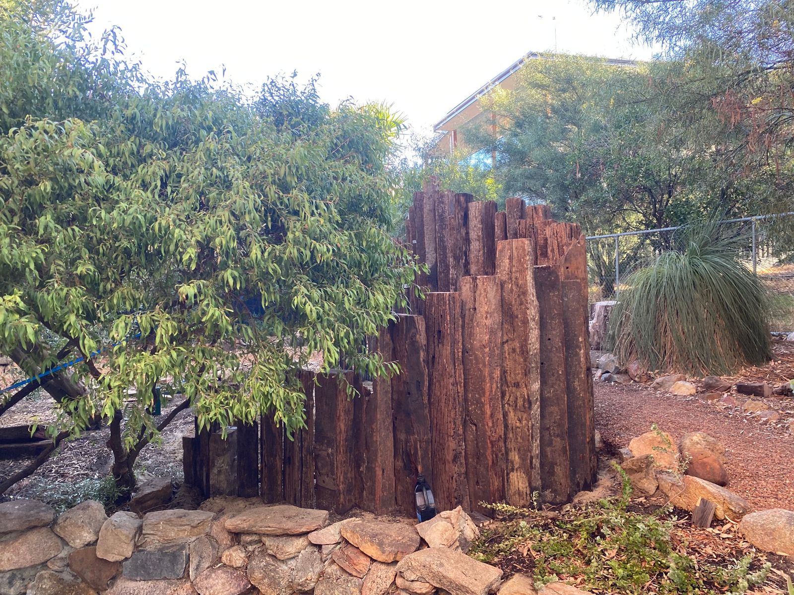 Railway sleeper screen